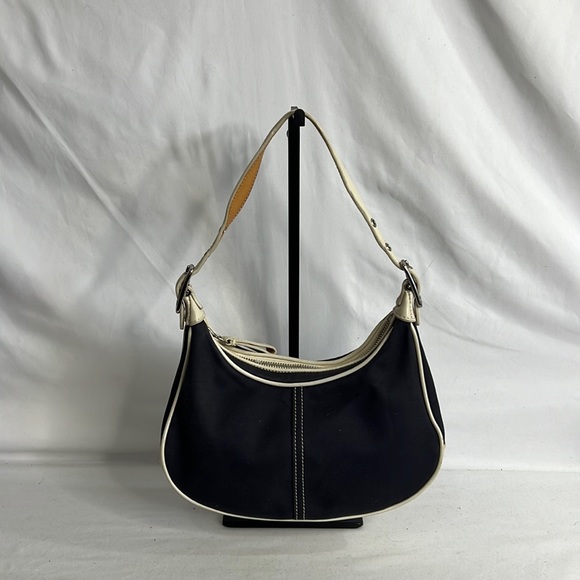 Coach Handbags - Vintage Y2K Coach 7571 Demi Hobo Mini Bag Canvas Tiny Shoulder Bag Faded As Is